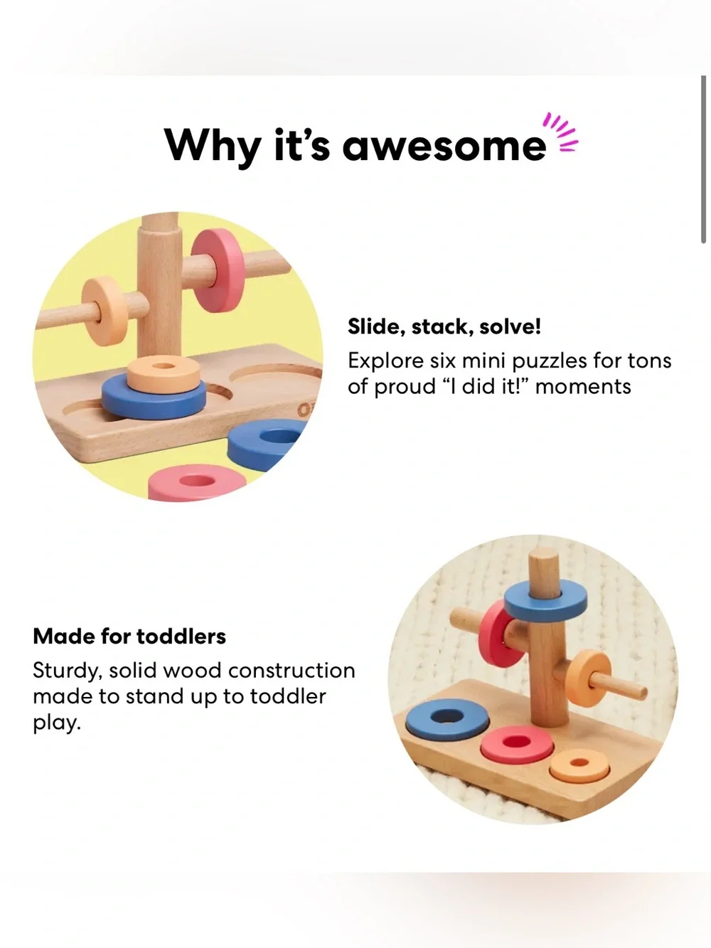 KiwiCo Slide-and-Stack Ring Puzzle
